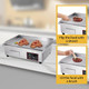 Heuyrao 22" Commercial Electric Griddle 3000W 110V Electric Flat Top Grill Countertop Griddle With Shovels And Brushes For Restaurant Kitchens Heuyrao 22" Commercial Electric Griddle 3000W 110V Electric Flat Top Grill Countertop Griddle With Shovels And Brushes For Restaurant Kitchens