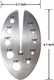 Herb Strippers 11 Holes-Stainless Steel Kitchen Leaf Stripping Tool- Perfect For Removing Stems From Herbs & Kale (1 Pack Herb Stripper)