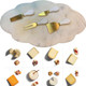 Marble Cheese Knife Set Of 4 Gold And White Charcuterie Accessories Heavy Marble Handle Butter Spatula Sandwich Cream Knives Cheese Spreader CutterHousewarming Marble Cheese Knife Set Of 4 Gold And White Charcuterie Accessories Heavy Marble Handle Butter Spatula Sandwich Cream Knives Cheese Spreader CutterHousewarming