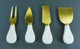 Marble Cheese Knife Set Of 4 Gold And White Charcuterie Accessories Heavy Marble Handle Butter Spatula Sandwich Cream Knives Cheese Spreader CutterHousewarming Marble Cheese Knife Set Of 4 Gold And White Charcuterie Accessories Heavy Marble Handle Butter Spatula Sandwich Cream Knives Cheese Spreader CutterHousewarming