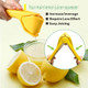 Lemon Squeezer Effective At Squeezing Out Juice Easy-To-Use Very Sturdy Lemon Juicer Lime Squeezer Citrus Juicers Lemon Juicer Squeezer To Squeeze Lemons Lime Citrus Orange(Yellow)
