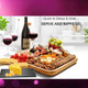 Charcuterie Cheese Boards Set With Slate & Stainless Steel Knife Set – Bamboo Wood Serving Platters &Trays Knbrd1