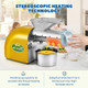 1800W Oil Press Machine Nut Seeds Oil Extractor Cold& Hot Press Machine (Temperature Control 32℉-572℉ Extended Rod 13-19Lbs/H Lower Noise For Coconut Cocoa Beans Avocado Amaranth Seed)