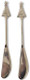 Mary Square Gold Christmas Tree 7.5 Inch Stainless Steel Cheese Spreader Knives For Catering Party Charcuterie Essentials Pack Of 2