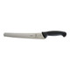 Mercer Culinary M23211 Millennia Black Handle 10-Inch Left Handed Wavy Edge Wide Bread Knife