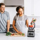 Ninja Bl642 Nutri Ninja Personal & Countertop Blender With 1200W Auto-Iq Base 72 Oz. Pitcher And 18 24 & 32 Oz. To-Go Cups With Spout Lids For Smoothies Shakes & More Dishwasher Safe Black