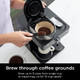 Ninja Espresso & Coffee Maker & Barista System 3 Espresso Brew Styles Single-Serve Coffee & Nespresso Capsule Compatible Built-In Frother Espresso Cappuccino & Latte Maker Black Cfn601