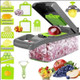 Pro-Series 16-In-1 Vegetable Chopper With Container Cheese Grater Mandoline Slicer Food Cutter Shredder Pro-Series 16-In-1 Vegetable Chopper With Container Cheese Grater Mandoline Slicer Food Cutter Shredder