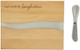 Pavilion Company - Eat Well & Laugh Often - 9" X 7" Serving Cheese Bread Wooden & Resin Board With Brushed Silver Spreader Knife Set Housewarming Hostess Host Charcuterie Present