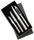 Rada Cutlery 4-Piece Meal Prep Knife Set Made In Usa Silver Handles
