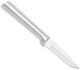 Rada Cutlery Peeling Paring Knife (R102) 2.5" Stainless Steel Hollow Ground Blade Made In Usa Silver Handle Pack Of 2