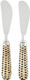 Santa Barbara Design Studio Spreaders Serving Knives Cheese Spreader Set 2-Count Wicker