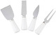 Santa Barbara Design Studio Set Kitchen Essentials Face To Face Designs Black And White Cardboard Book Box 4-Pieces Say Cheese Ceramic Cheese Knives