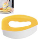 Mezzaluna Mincing Chopper Easy Grip Pizza Cutter And Salad Chopper Quick Rocking N Chopping Meat Herbs And SaladsYellow Mezzaluna Mincing Chopper Easy Grip Pizza Cutter And Salad Chopper Quick Rocking N Chopping Meat Herbs And SaladsYellow