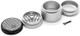 Bake Sale Aircraft Grade Aluminum Grinder 5-Piece 63Mm (Grey)