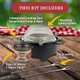 Sterno 70277 Smores Maker Jr Table Top Smores Fire Pit Portable Cordless Food-Safe Great For Outdoors Or Indoors - Jr Size Black