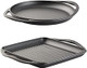 Tramontina Pre-Seasoned Grill And Griddle Set Cast Iron 2 Pack 80131/042Ds