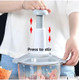 Manual Food Chopper With Press Handle 2-Cup Capacity Clear Container With Food Grade Lid. Vegetable Chopper Garlic Chopper Fruit Chopper Nut Chopper Meat Mincer.