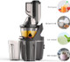 Quantumg - Hh916D Juicer Slow-Rotating Masticating Technology 3-In-1 Multi-Function For Juice Smoothie And Sorbet 100% Natural Juices Smoothies And Nut Milks (Green) Large Grey