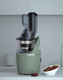 Quantumg - Hh916D Juicer Slow-Rotating Masticating Technology 3-In-1 Multi-Function For Juice Smoothie And Sorbet 100% Natural Juices Smoothies And Nut Milks (Green) Large Grey