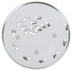 Waring Commercial Wfp145 Food Processor Thin Slicing Disc 5/64-Inch Silver