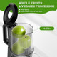 Cold Press Juicer Juicer Machines With 4.35'' Wide Feed Chute Stainless Steel Masticating Juicers Easy To Clean Ergonomic Operational Panel Design High Juice Yield Gray Knob