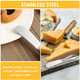 8 Pcs Cheese Spreader Knives Mini Cheese And Butter Spreader Knife Set Stainless Steel Sandwich Cream Cake Butter Knives For Christmas Thanksgiving Day
