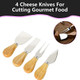 1 Pcs 16 X 12 Inch Slate Cheese Board Large Slate Board Set Slate Charcuterie Boards With Handles Slate Serving Platter Slate Cheese Tray Serving Tray With 4 Knives Forks And Talcum Pencils
