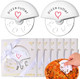 12 Slice Pizza Cutter Suitable For Wedding s Love Used For Baby Showers And Wedding s Bridal Shower Party s Souvenirs Or Decorations