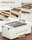 Indoor Bbq Kabob Skewers GrillSmokeless Auto 360° Rotating Electric Barbecue Skewers Rotisserie3 In 1 Indoor Electric Tabletop Grill With Removable LidDual Zone Cooking