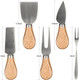 Cheese Knife Set Premium Cheese Knives Set With Wooden HandleMini Cheese Board Knife SetCheese SlicerButter CutterCheese SpreaderCheese ForkCharcuterie Accessories
