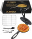 Cast Iron Waffle Maker Stove Top Bundle Set (7Inch Round Waffles 5-Pieces Set) Stove Top Waffle Iron For Camping Grill Or Stovetop Camping Waffle Maker Non-Electric Cast Iron Waffle Iron Cast Iron Waffle Maker Stove Top Bundle Set (7Inch Round Waffles 5-Pieces Set) Stove Top Waffle Iron For Camping Grill Or Stovetop Camping Waffle Maker Non-Electric Cast Iron Waffle Iron