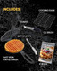 Cast Iron Waffle Maker Stove Top Bundle Set (7Inch Round Waffles 5-Pieces Set) Stove Top Waffle Iron For Camping Grill Or Stovetop Camping Waffle Maker Non-Electric Cast Iron Waffle Iron Cast Iron Waffle Maker Stove Top Bundle Set (7Inch Round Waffles 5-Pieces Set) Stove Top Waffle Iron For Camping Grill Or Stovetop Camping Waffle Maker Non-Electric Cast Iron Waffle Iron