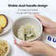 K-Housetip Premium Silicone Steamer – Bpa-Free Safe For Microwave Oven Dishwasher – 800Ml – High Heat Resistance Made In Korea