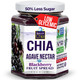 World of Chia Premium Blackberry Jam Spread with Agave Nectar and No Added Pectin Low Glycemic and Gluten Free Vegan Friendly Chia Jam Made with Organic Chia SeedsChia Jelly 1 Pack 10.9 Oz Total