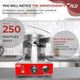 Aldkitchen Belgian Waffle Maker Thick Waffle Iron With A Stylish Red Panel Nonstick Coating Business Use 110V (Rotating)