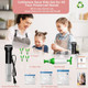 Sous Vide Cooker Immersion Circulator For Sous-Vide Suvee Cooker Cattleman Cuisine Sous Vide Machine With Cookbook Precision Temperature & Timer 1000W Noise-Free Waterproof