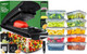 Fullstar 9 In 1 Black Chopper + 20 Pack Food Container