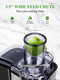 1200W 6-Speed Touch Lcd Screen Centrifugal Juicer With 3 Big Wide Chute Healnitor Juice Extractor Machines Vegetable And Fruit Titanium Enhanced Filter Easy Clean Bpa-Free Silver
