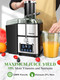 1200W 6-Speed Touch Lcd Screen Centrifugal Juicer With 3 Big Wide Chute Healnitor Juice Extractor Machines Vegetable And Fruit Titanium Enhanced Filter Easy Clean Bpa-Free Silver
