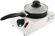 Chocolate Melting Pot 110V Chocolate Tempering Melting Machine Adjustable Temperature (Single Pot)