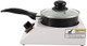 Chocolate Melting Pot 110V Chocolate Tempering Melting Machine Adjustable Temperature (Single Pot)