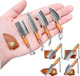 Mini Knife Set Mini Pocket Knife Set Tiny Knife Chef Keychain With Sheath For Package Opener Box Cutter Letter Opener-4Pcs