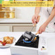 Hot Sandwich Maker Double-Sided Sandwich Baking PanDouble Sided Frying Pan For BreakfastHot Dog ToasterCampfire Sandwich Maker(1Pcs)