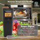 Nutrichef Bluetooth Grill Bbq Meat Thermometer Digital Wireless Grill Thermometer Timer Alarm 150 Ft Barbecue Cooking Kitchen Food Meat Thermometer For Smoker Oven