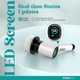 Electric Spin Scrubber - Electric Scrubber For Cleaning With 7 Replaceable Heads - Full-Body Waterproof Tub Scrubber With Long Handle - Electric Brush Cleaner For Bathroom