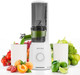 Secura Cold Press Juicer With Stainless Steel Prong Spiral Auger & Mesh Free Filter Slow Juicer With Quiet Motor & Reverse Function For Vegetables And Fruits Masticating Juicer Machines With Brush