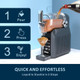 Slushie Machine 88Oz Frozen Drink Maker With 7 Preset Programs No Ice Required For Frozen Margaritas Slushies Frappés And Milkshakes