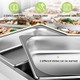 Electric Roll Top Chef Chafing Dish Buffet Set 2 Pans Buffet Servers And Warmers Digital Display Temperature Warming Tray Stainless Steel Food Warmer For Parties Commercial Food Steam Table