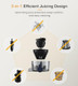 Cold Press Juicer Zasmira Juicer Machines For Vegetable And Fruit With d Juicing Technology Powerful Quiet Motor Compact Size For Space-Saving Juicer Easy To Clean